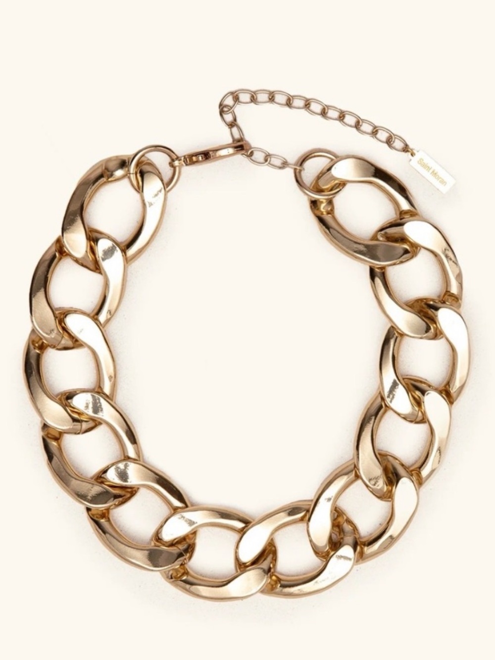 St Moran Azlin Link 18K Gold Plated Brass Necklace